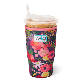 Swig Life™ Large Iced Cup Coolie • Secret Garden