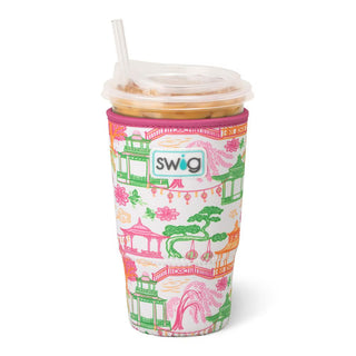 Swig Life™ Large Iced Cup Coolie • Pagoda Paradise