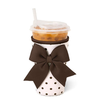Swig Life™ Medium Iced Cup Coolie • Mocha Dots