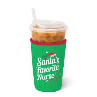 Swig Life™ Iced Cup Coolie • Santa's Favorite Nurse