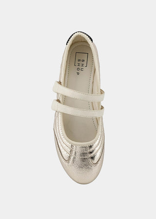 Salome Mary Jane Ballet Flat • Gold