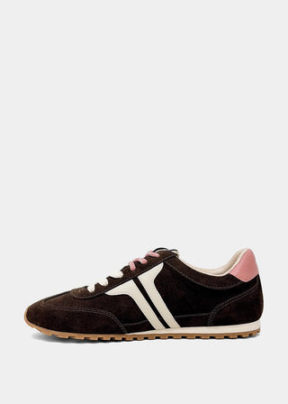 Sarah Sneaker • Brown Suede