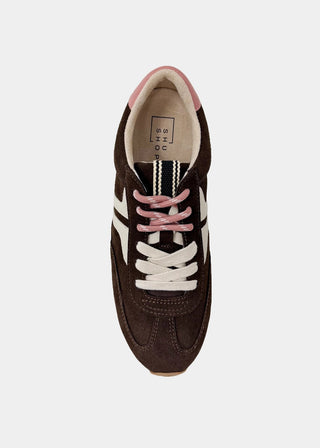 Sarah Sneaker • Brown Suede