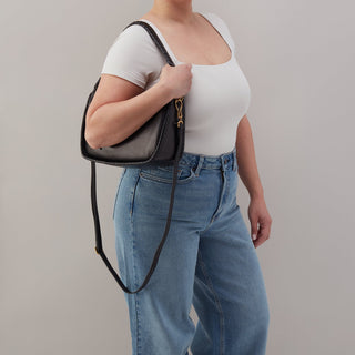 Mia Crescent Medium Hobo • Black