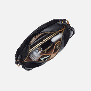 Mia Crescent Medium Hobo • Black