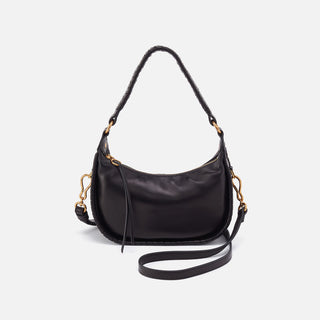 Mia Crescent Small Hobo • Black