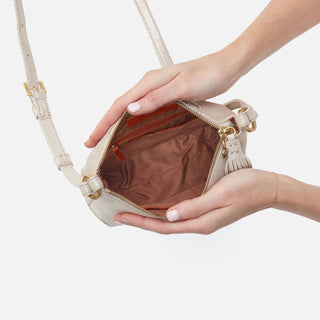 Lexi Small Crossbody Metallic • Sand Shimmer