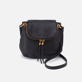 Fern Zip-Flap Crossbody • Black