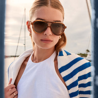 Tosca III Tawny Tortoise • Brown Gradient Polarized