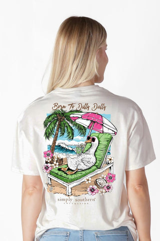 'Dilly Dally' Tee • Oyster