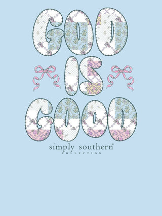 Adult God is Good Tee • Blue Ice