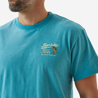 Bait And Rigs • Short Sleeve Tee • Cyan
