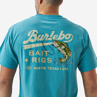 Bait And Rigs • Short Sleeve Tee • Cyan