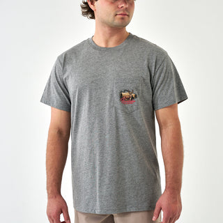 Short Sleeve Tee • Hill Country Buck Heather Grey