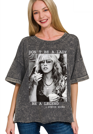 Don't Be A Lady Graphic Tee Stevie Nicks • Black