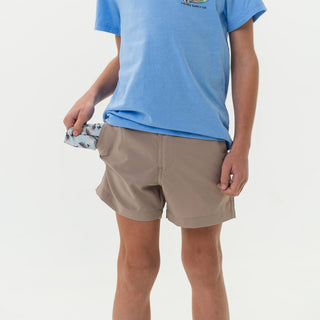 Youth - Everyday Short - Cobblestone Khaki - Duck Hunt Pocket