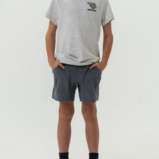 Youth - Athletic Short - Grizzly Grey - Deer Camo Liner