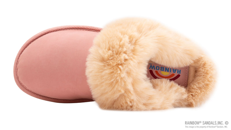 Sunset Snugs • Premier Leather Slipper • Pink