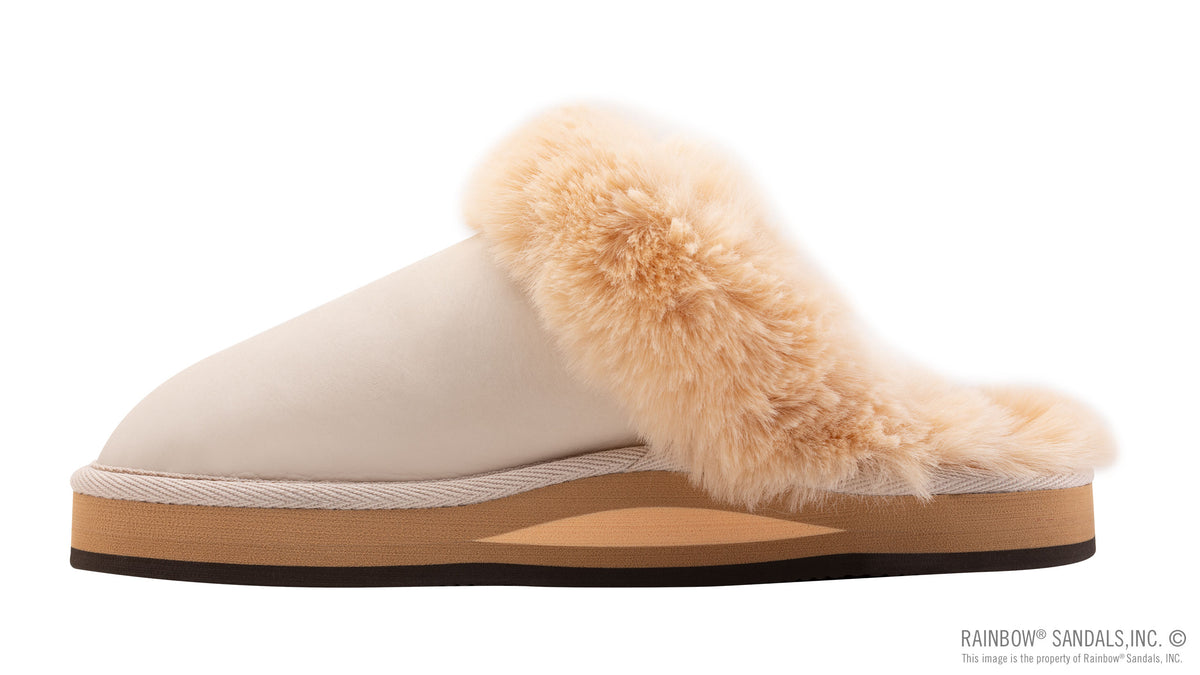 Sunset Snugs • Premier Leather Slipper • Sand