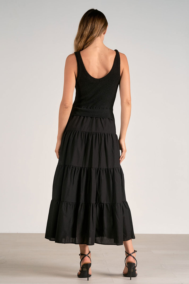 Amelia Midi Dress • Black