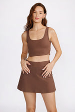 Sara Sports Bra Tank • Mocha