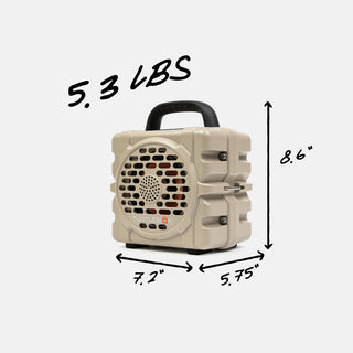 Turtlebox Cub Speaker • Tan