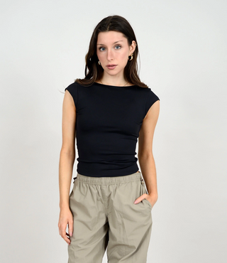 Brida Top By Second Skin • Black