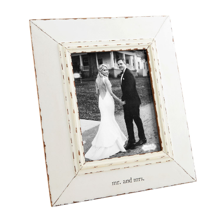Mr. & Mrs. Distressed Picture Frame 8x10