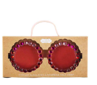 Toddler Girl Sunglasses & Strap Set