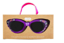 Toddler Girl Sunglasses & Strap Set