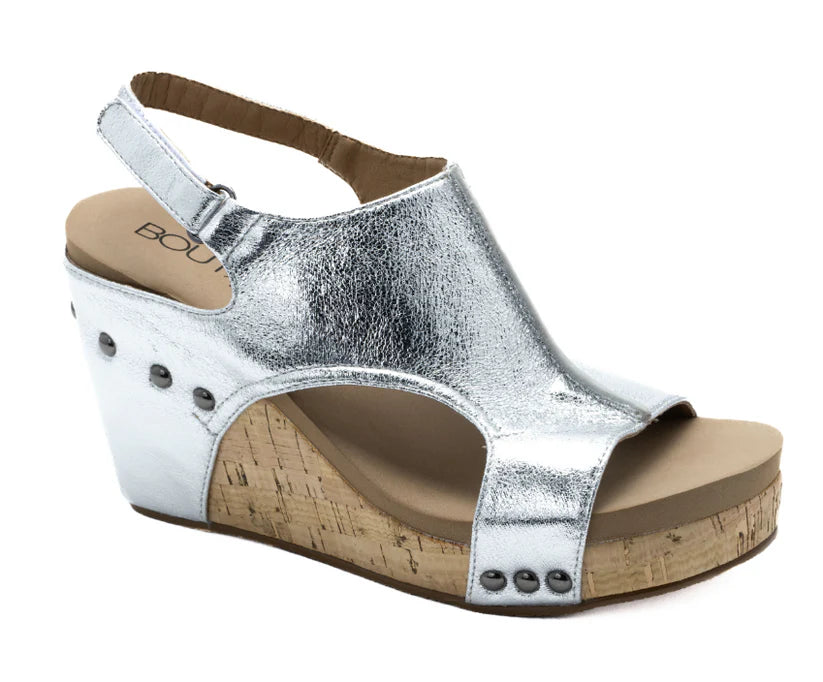 Tiffanee Wedge • Silver