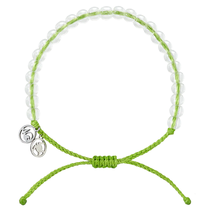 Sea Turtle Beaded Bracelet • Lime