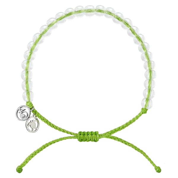 Sea Turtle Beaded Bracelet • Lime