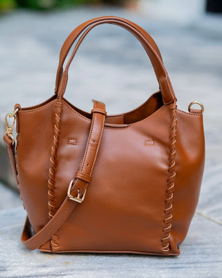 Allison Tote • Saddle