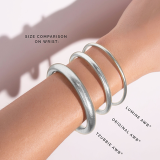 Silver Lumine All Weather Bangles® • Set of 6