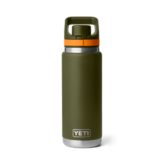 Rambler® 26 oz Bottle + Color-Matched Flip Chug Cap • Olive/King Crab Orange