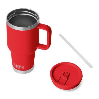 Rambler® 30oz Travel Straw Mug + Color-Matched Lid • Rescue Red
