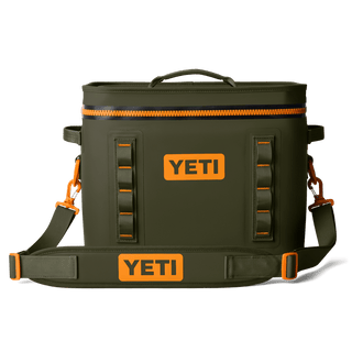 Hopper Flip® 18 Soft Cooler • Olive/King Crab Orange