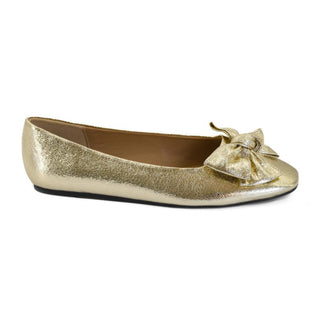 Corky's Gold Crinkle Metallic Sugar Rush Flats