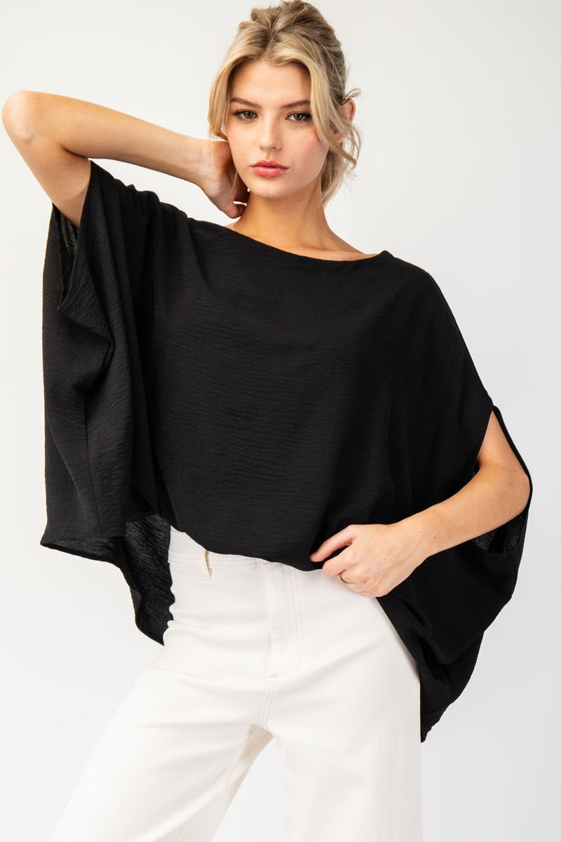 Ella Solid Top • Black