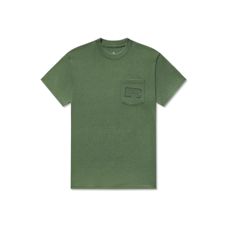 Seawash™ Authentic Tee Duck Etching • Dark Fern