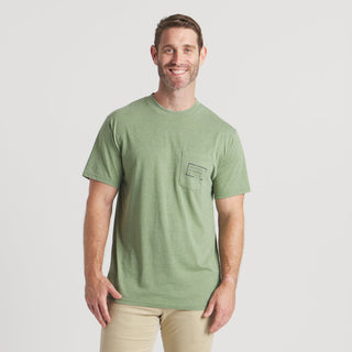 Seawash™ Authentic Tee Duck Etching • Dark Fern