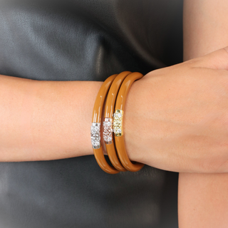 Three Kings All Weather Bangles® • Caramel