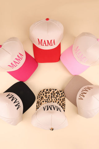 Mama Two Tone Canvas Cap • ASST