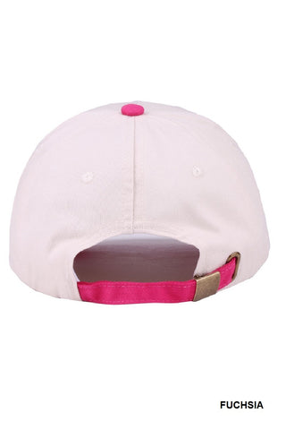 Mama Two Tone Canvas Cap • ASST