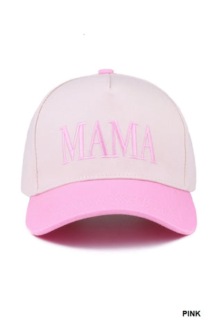 Mama Two Tone Canvas Cap • ASST