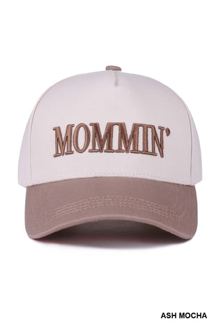 Mommin' Two Tone Canvas Cap • ASST