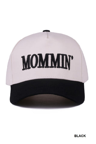 Mommin' Two Tone Canvas Cap • ASST