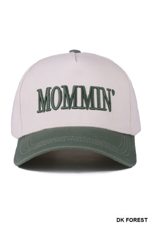 Mommin' Two Tone Canvas Cap • ASST