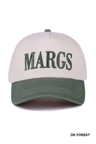 Margs Two Tone Canvas Cap • Dark Forest